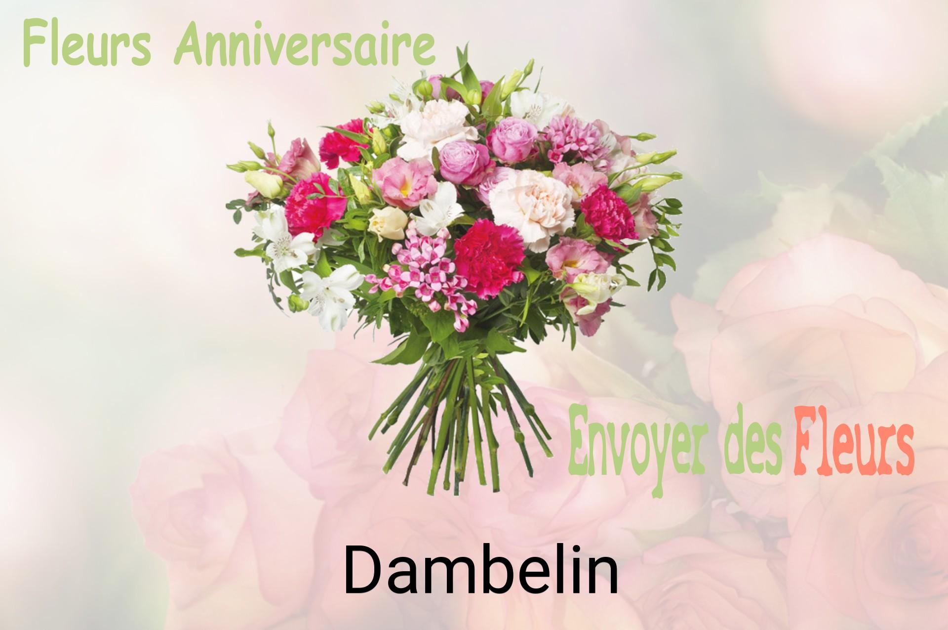 Bouquet de fleurs d’anniversaire livré à Dambelin